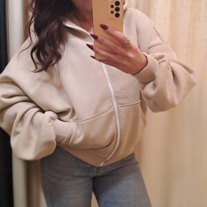 Bluza ocieplana oversize Butterfly