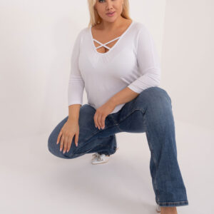 BLUZKA PLUS SIZE  Z WISKOZY  4XL
