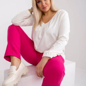 BLUZKA ECRU PLUS SIZE- XXXL