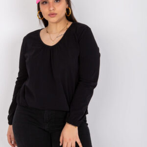 BLUZKA CZARNA PLUS SIZE- XXXL